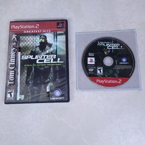 Splinter Cell Stealth Action Redefined (PS2 Sony PlayStation 2 Case & Disc